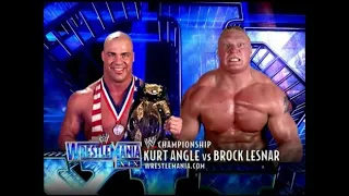 Kurt Angle vs Brock Lesnar - Wrestlemania XIX