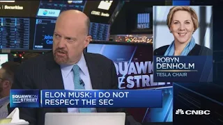 Elon Musk 'thinks he's above the law': Cramer on the Tesla CEO's combative '60 Minutes' interview