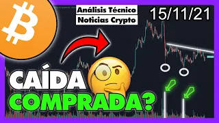 🚨Noticias Criptomonedas (HOY) BITCOIN se DESPLOMA y se COMPRA la CAÍDA (Análisis de BITCOIN HOY)✅