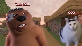 ADUH ADUH VILLAGER MINECRAFT INI HAMPIR NYERAH DISIKSA !!!