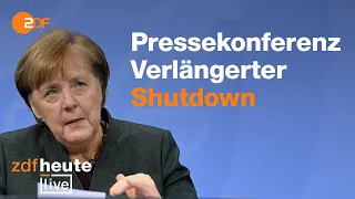 Merkel nach Corona-Gipfel: Welche Regeln kommen jetzt auf uns zu? | ZDFheute live