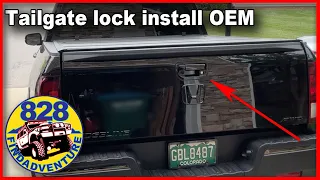 Honda Ridgeline tailgate lock install