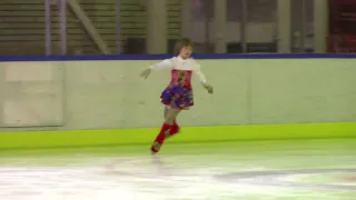 Kaunas Ice Winter Cup 2018 Chicks B Girls Free Skating 2# Sofia SAMSON  RUS