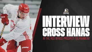 Cross Hanas Interview at the Red Wings Prospect Tournament