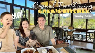 CASUAL FINE DINING IN TANAY! GAEA'S KITCHEN | Magkano nagastos namin? | BNK Resto | Kape Natividad.