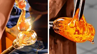 Mesmerizing Glass Blowing by Professionals