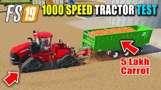 1000 HP Case Quadtrac Tractor Test - FS19 Canadian Map