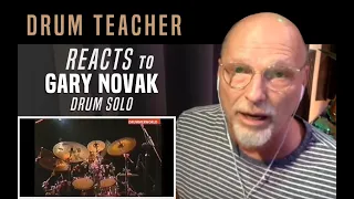 Drum Teacher Reacts to Gary Novak - Drum Solo