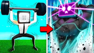 Upgrading TV MAN To STRONGEST EVER! (Roblox )