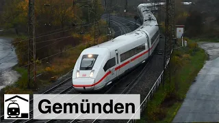 Gemünden Abzweig Zollberg: ICE- und Güterzugumleiter