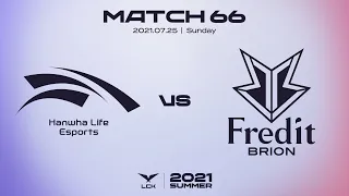 HLE vs. BRO | Match66Highlight 07.25 | 2021 LCK Summer Split