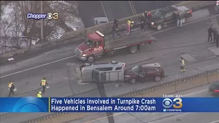 Five Vehicle Accident On Pennsylvania Turnpike