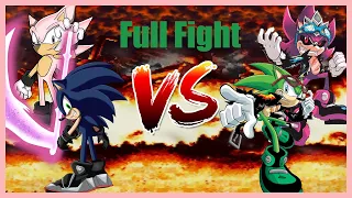 [M.U.G.E.N] [Full Battle/Request Fight] Sonic Black NJPT UPDATE VS Scourge NJPT