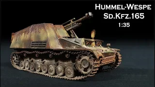 Bemalung Hummel-Wespe Sd.Kfz. 165  Panzerhaubitze