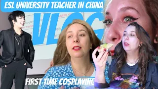 Introvert Diaries: A Day in the Life of an ESL University Teacher + First Cosplay Adventure + Pizza