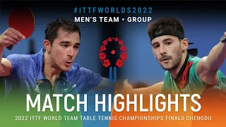 Highlights | Hugo Calderano (BRA) vs Joao Geraldo (POR) | MT Grps | #ITTFWorlds2022