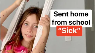 The school sent it home "sick.."