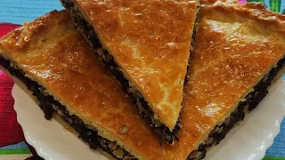 Татарский пирог с черносливом. Очень вкусный пирог.