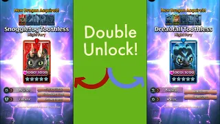 Unlocking Dreadfall and Snoggletog Toothless In The Same Time | Dragons: Titan Uprising