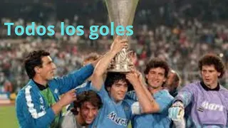 Todos los goles de Napoli campeón de Europa League 1988/89