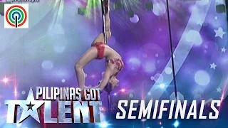 Pilipinas Got Talent Season 5 Live Semifinals: Celine Velayo - Pole Dancer