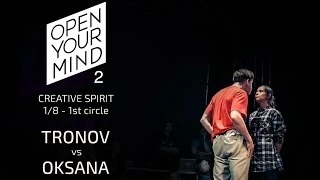 Tronov vs Oksana | OPEN YOUR MIND 2 | Experimental dance