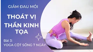 Yoga cho CỘT SỐNG - Bài 3: phòng ngừa, giảm đau do THOÁT VỊ, THẦN KINH TỌA | Yoga By Sophie (2021)