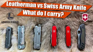 Swiss Army Knife vs Leatherman - What do I carry daily?