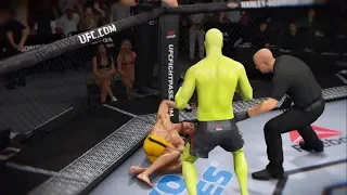 Bruce Lee vs. Mask (EA Sports UFC 3) - CPU vs. CPU