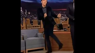 Feel the same - ( Benedict Cumberbatch and martin freeman ) dancing.