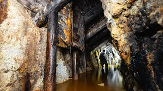 Exploring Some High-Altitude Abandoned Mines Discovered in the Early 1900's.