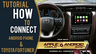 2020 Toyota Fortuner ANDROID AUTO | TUTORIAL