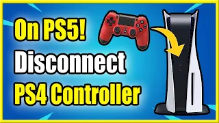 How to DISCONNECT PS4 Controller from PS5 & Unpair Controller (Best Method!)