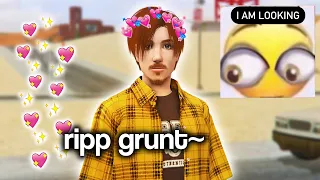 Playing Strangetown's local heart throb (Ripp Grunt) 😍