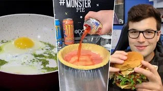 I Tested MORE Viral TikTok Trends- Pesto Eggs, Monster Pie, Jason Derulo Burger