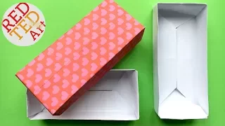 Easy Rectangular Origami Box - Paper Crafts - Crafts Basics