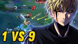 Errol/Genos Pro Gameplay | 1 vs 9 - Arena Of Valor | LiênQuânMobile | RoV | cot