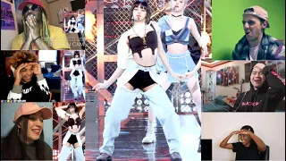 LISA FANCAM REACTION! Blackpink - Pretty Savage' Live Performance