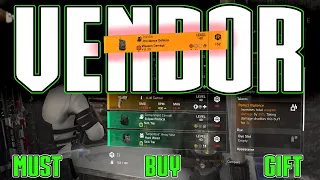 The Division 2 |💥Weekly Vendor Reset💥| 29 December 2020 | Must Buys of the week!!