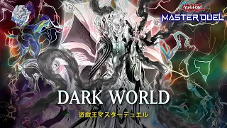 Dark World - Clorless, Chaos King of Dark World / Ranked Gameplay [Yu-Gi-Oh! Master Duel]