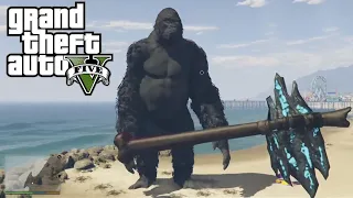 KING KONG CONSIGUE SU ARMA EN GTA 5 | GTA 5 MOD KING KONG