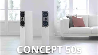 Q ACOUSTICS CONCEPT 50 SPEAKERS: FULL REVIEW, CLOSE UP SECTION, PROS AND CONS PLUS A FINAL RATING!