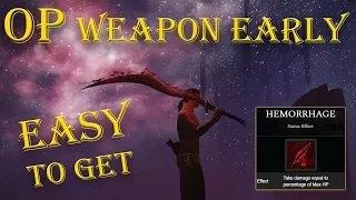 Elden Ring - OP Weapon Early | How To Get The Bloodhounds Fang Easy