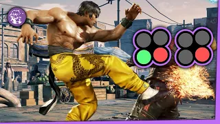 Tekken Minute Combos - Marshall Law Pressing Kicks [4K]