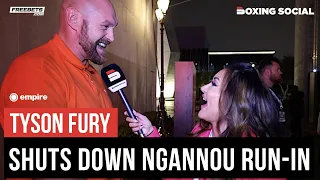Tyson Fury SHUTS DOWN Francis Ngannou Run-In, REACTS To Joseph Parker Saying He'd Fight Fury