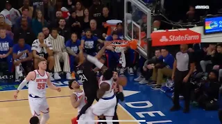 Norman Powell just demolished Julius Randle with this poster slam || 22-23 season