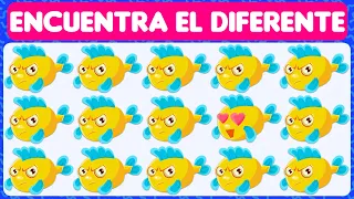 Encuentra el EMOJI Diferente 😵‍💫🔥#spotthedifference #findthedifference