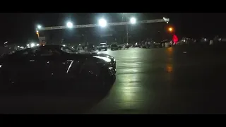 Ford Fiesta ST vs Skyline GT-R R35 rolling Drag race