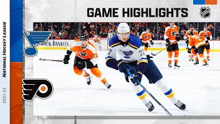 Blues @ Flyers 2/22 | NHL Highlights 2022