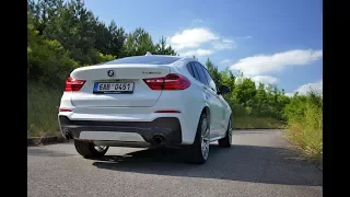 2017 BMW X4 M40i - REVs, burnout, exhaust sound, driving, ...